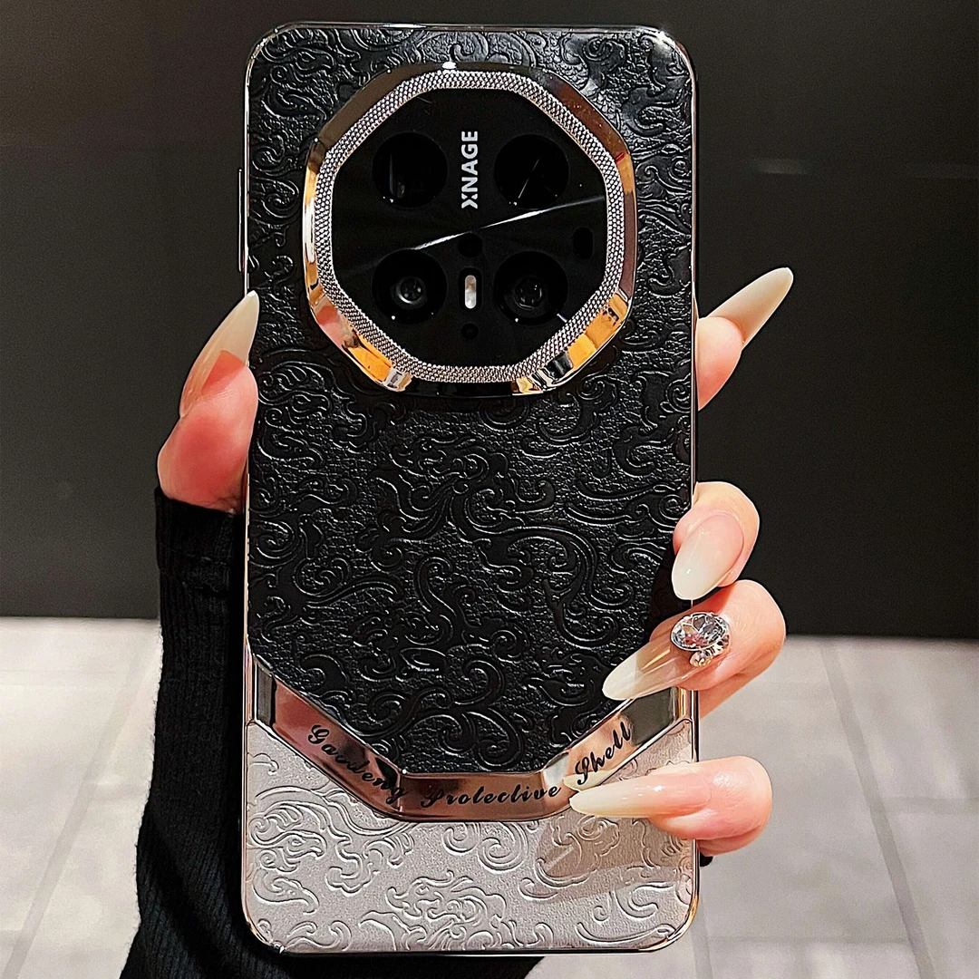 适用于华为mate70rs非凡大师手机壳国风浮雕云龙纹数码配件高级感