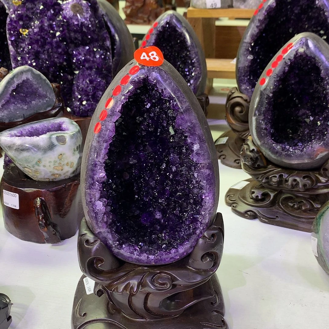 大型摆件（非配饰）未镶嵌紫晶