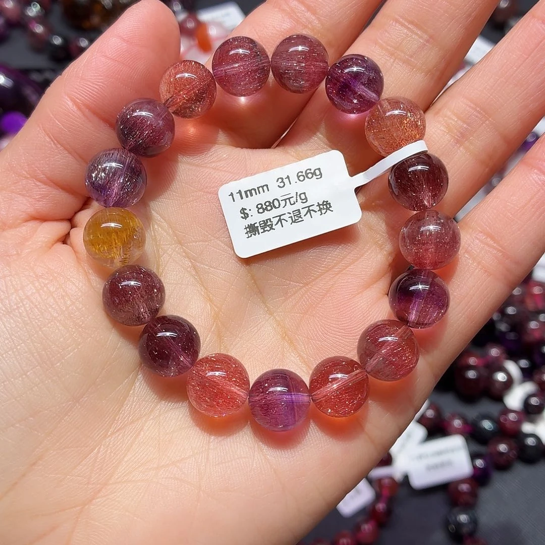 未镶嵌水晶手链手链