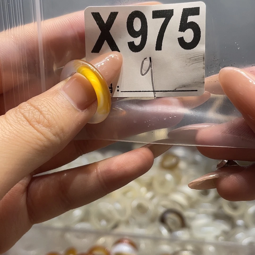 玛瑙/玉髓未镶嵌戒指975