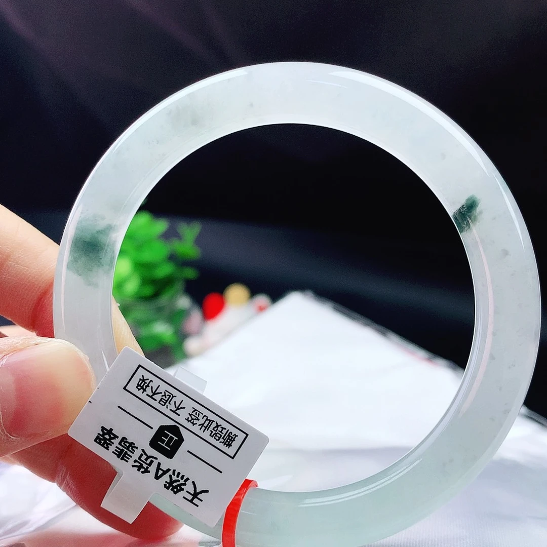 未镶嵌手镯翡翠55圆