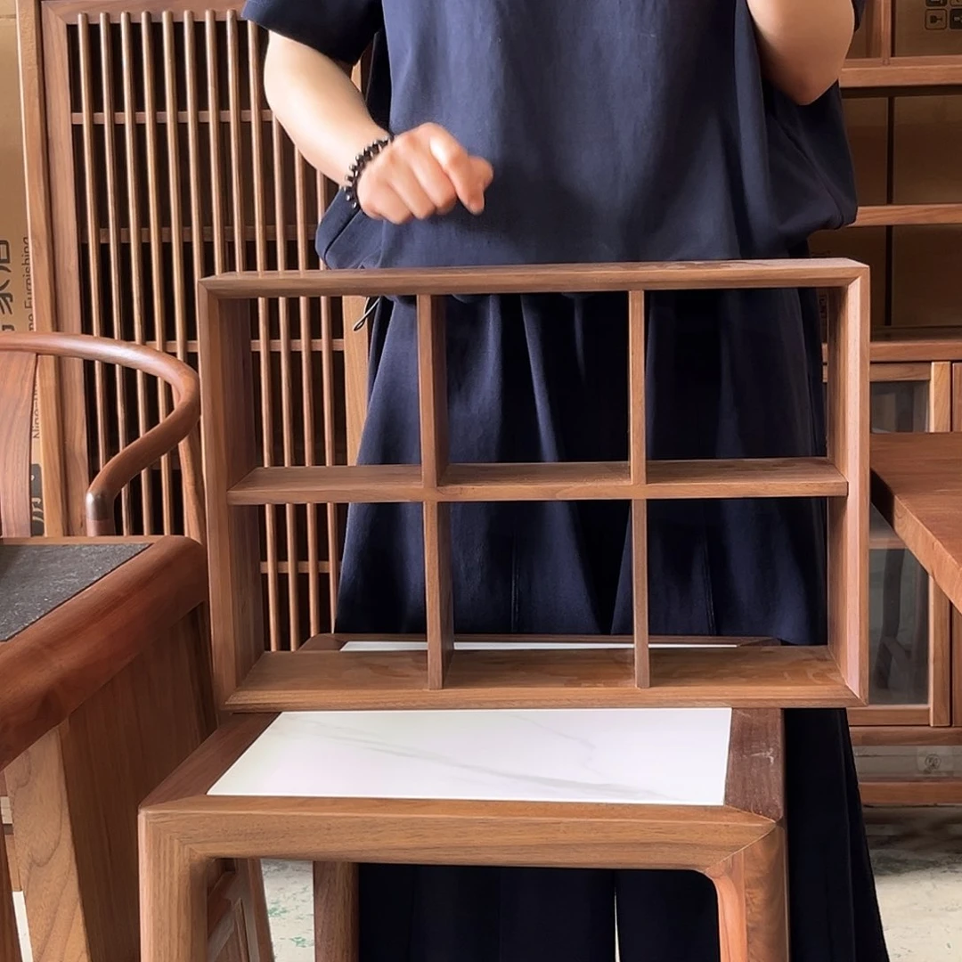 黑胡桃木黑胡桃6宫格