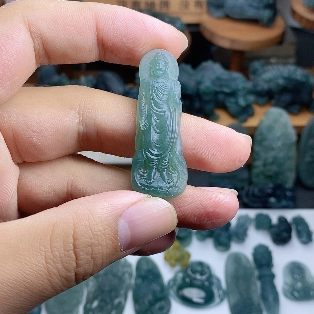 定制翡翠未镶嵌阿米