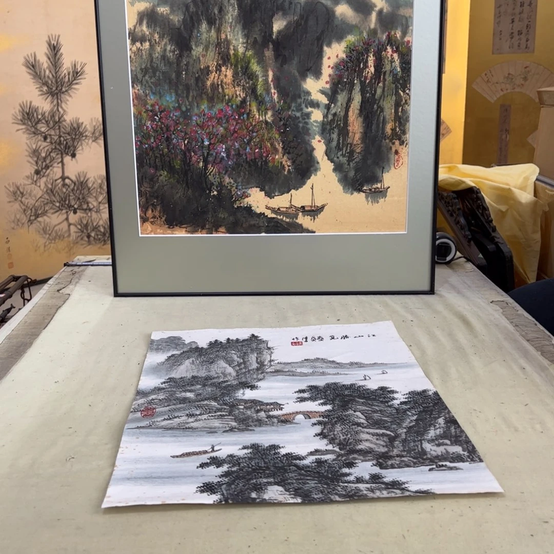 实***得绘画屏风隔断生活空间美学设计