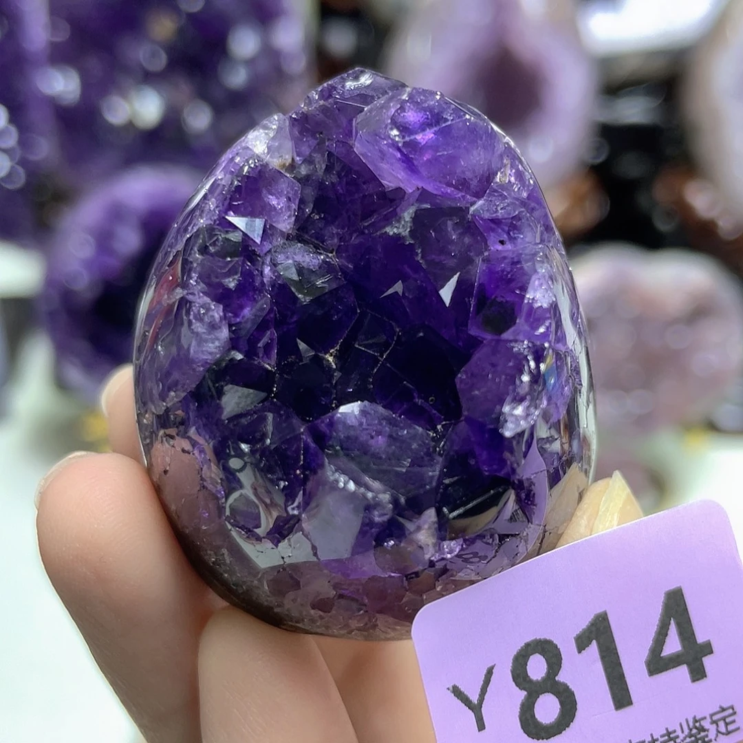 未镶嵌摆件紫晶帝紫晶震