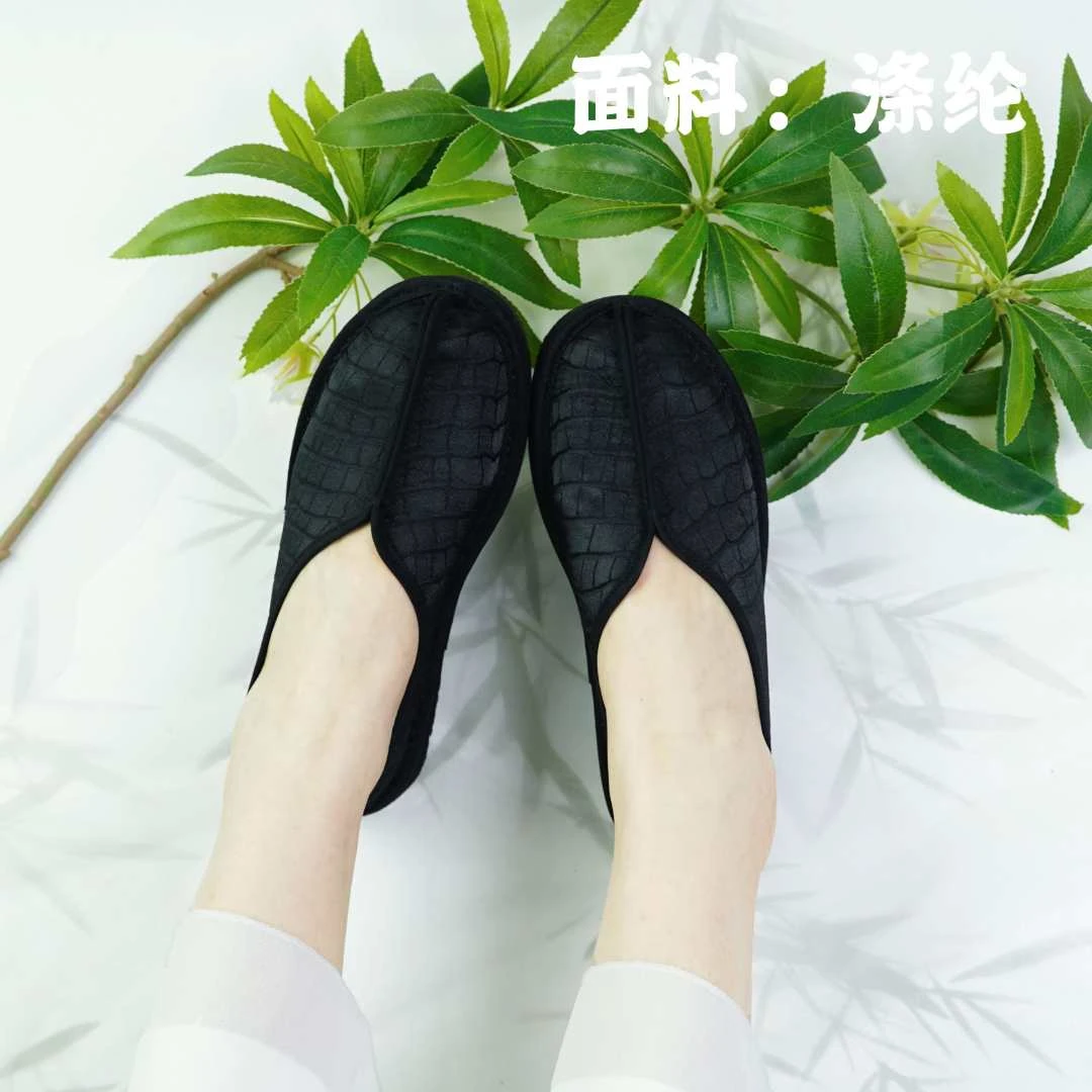 【方格—两片单鞋】千层底手工布鞋传统布鞋民族风布鞋绣花鞋