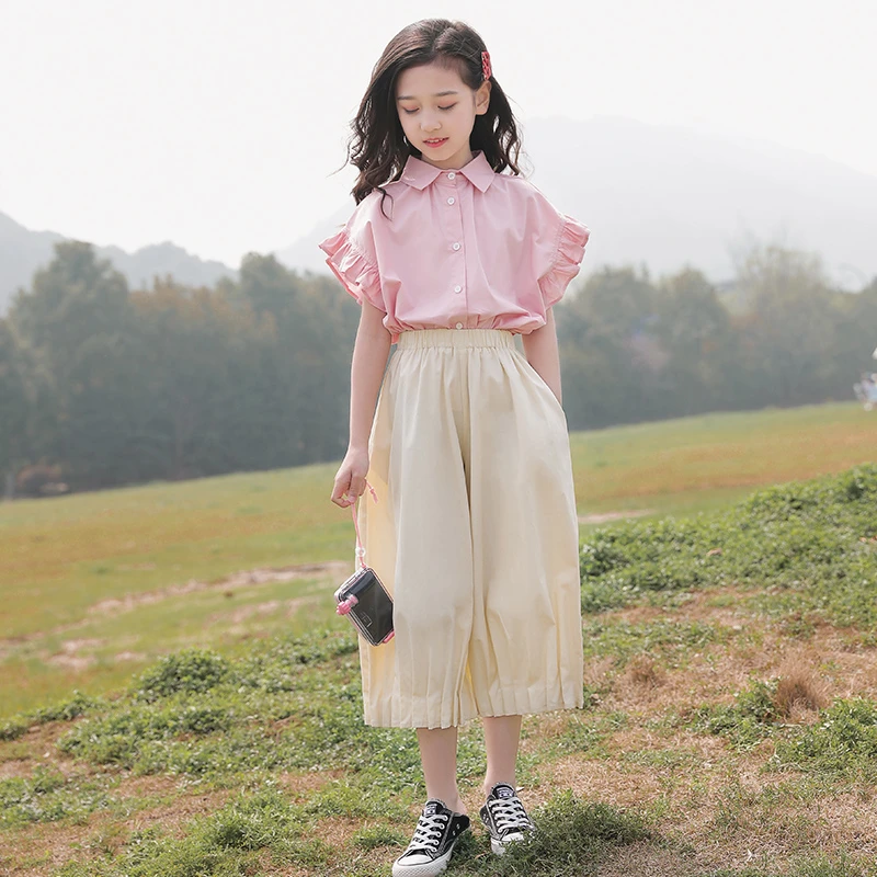 贝蒂女童运动套装2025夏新款韩版儿童网红时髦休闲两件套潮11281