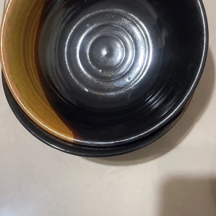 瓷片平**乐黑黄拼色，库存微瑕