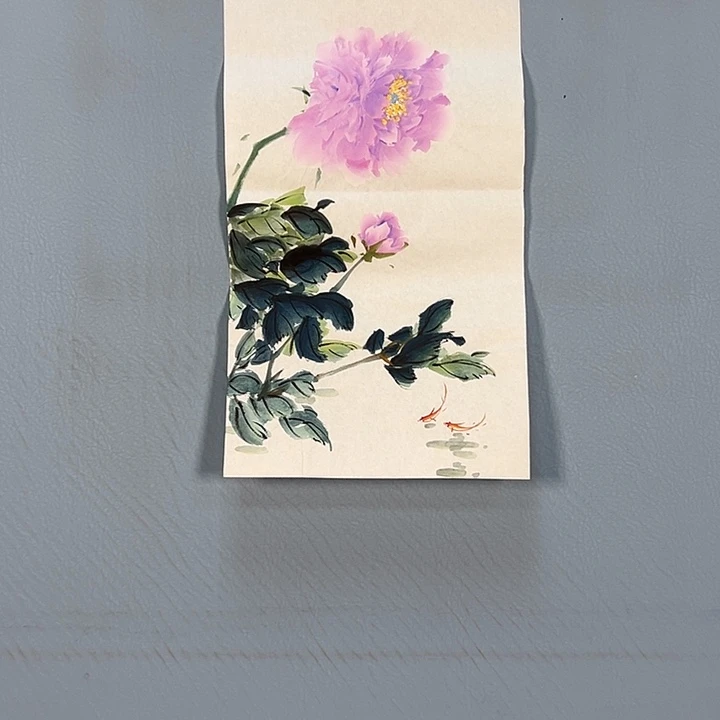 国画340 花鸟和花的颜色搭配起来