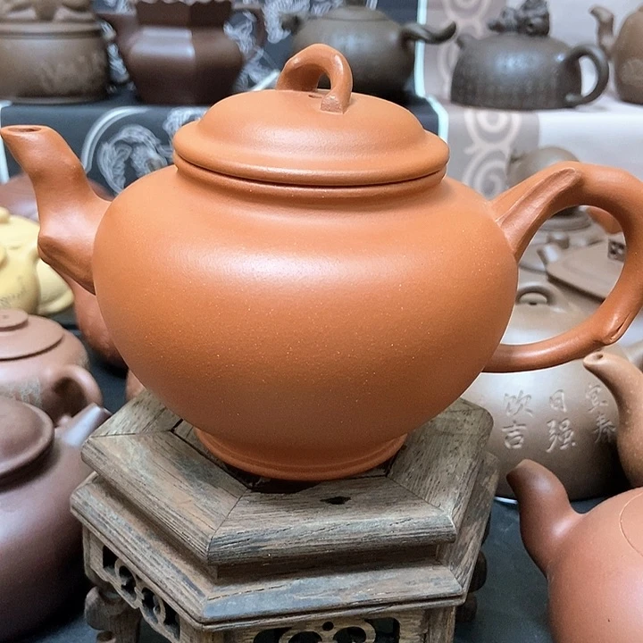 茶壶紫砂大红泥宫灯