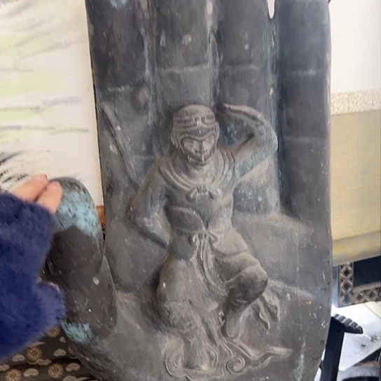 铜中古工艺品摆件