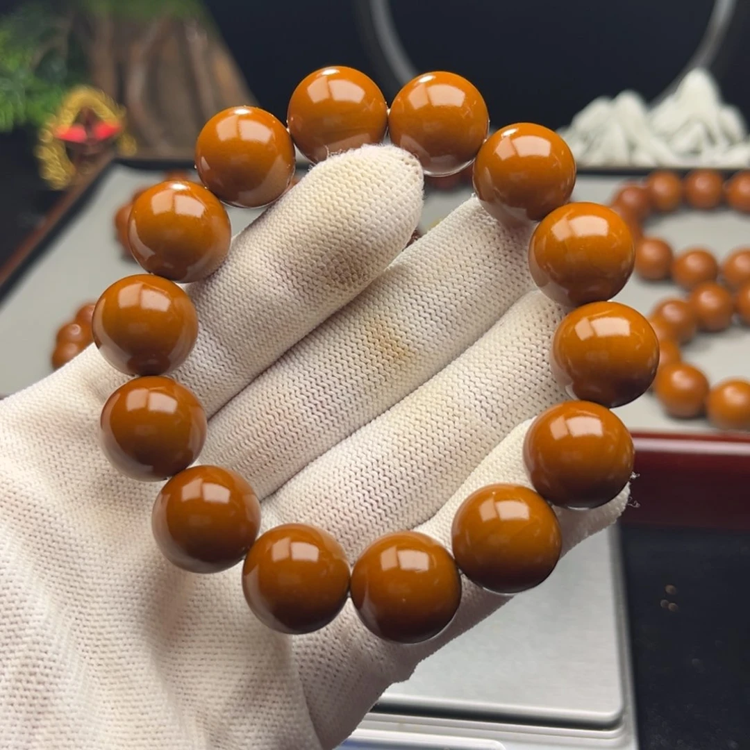 橄榄核手串我****.1.58+精品老树铁核 小孔
