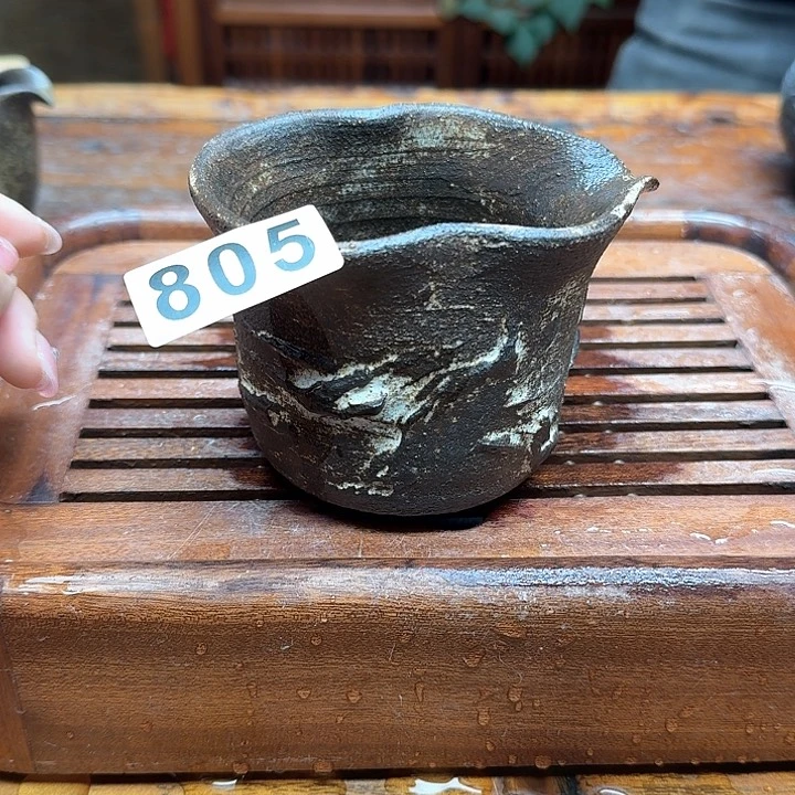纯手工制作粗陶茶具