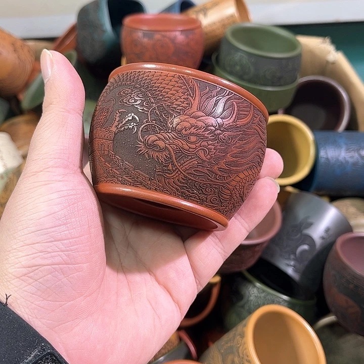 茶杯紫砂全手工紫砂主人杯