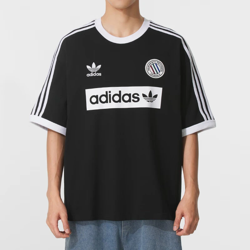 adidas/阿迪达斯三叶草男子RINGER TEE短袖T恤 KC2603