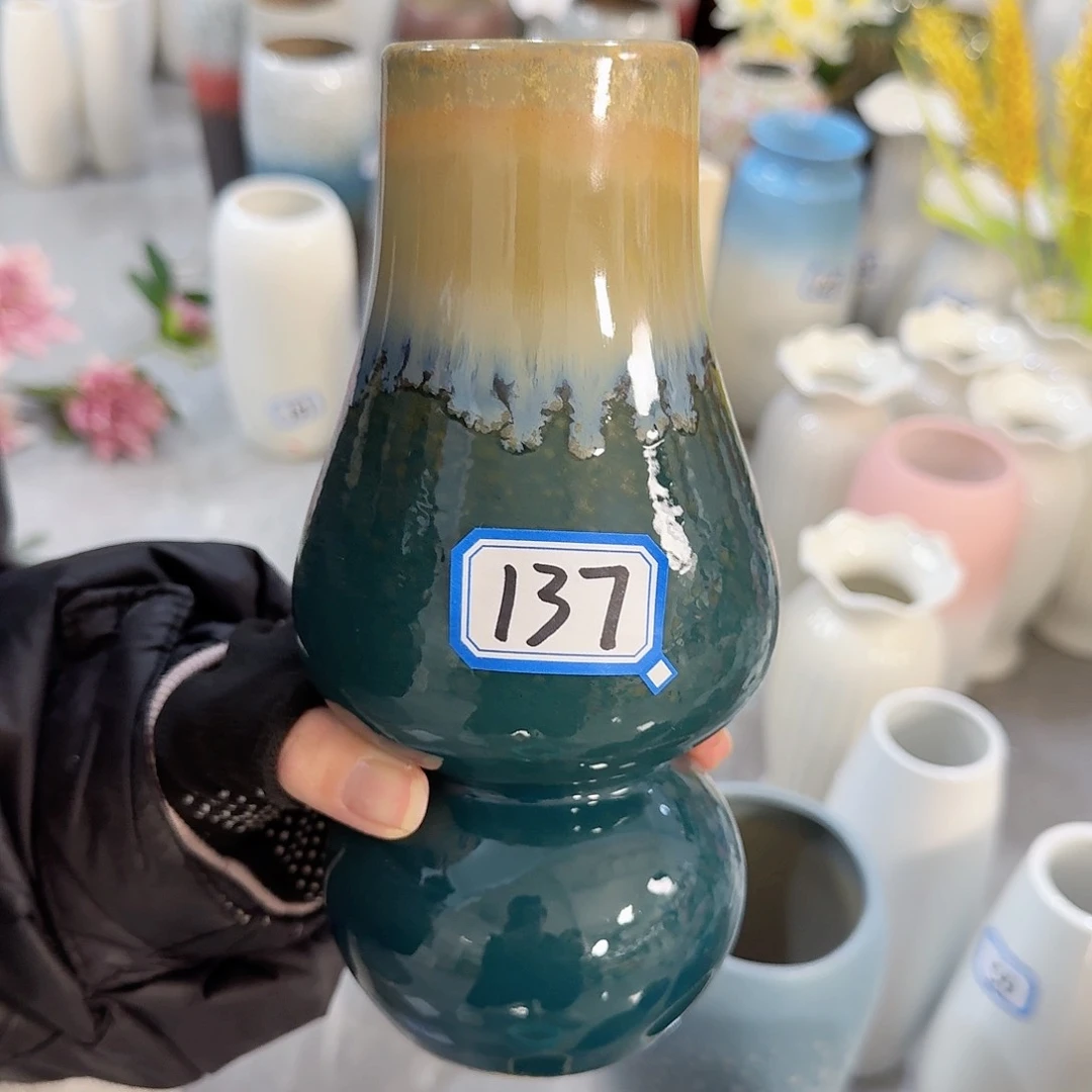 瓶137号葫芦小陶瓷高20厘米清理