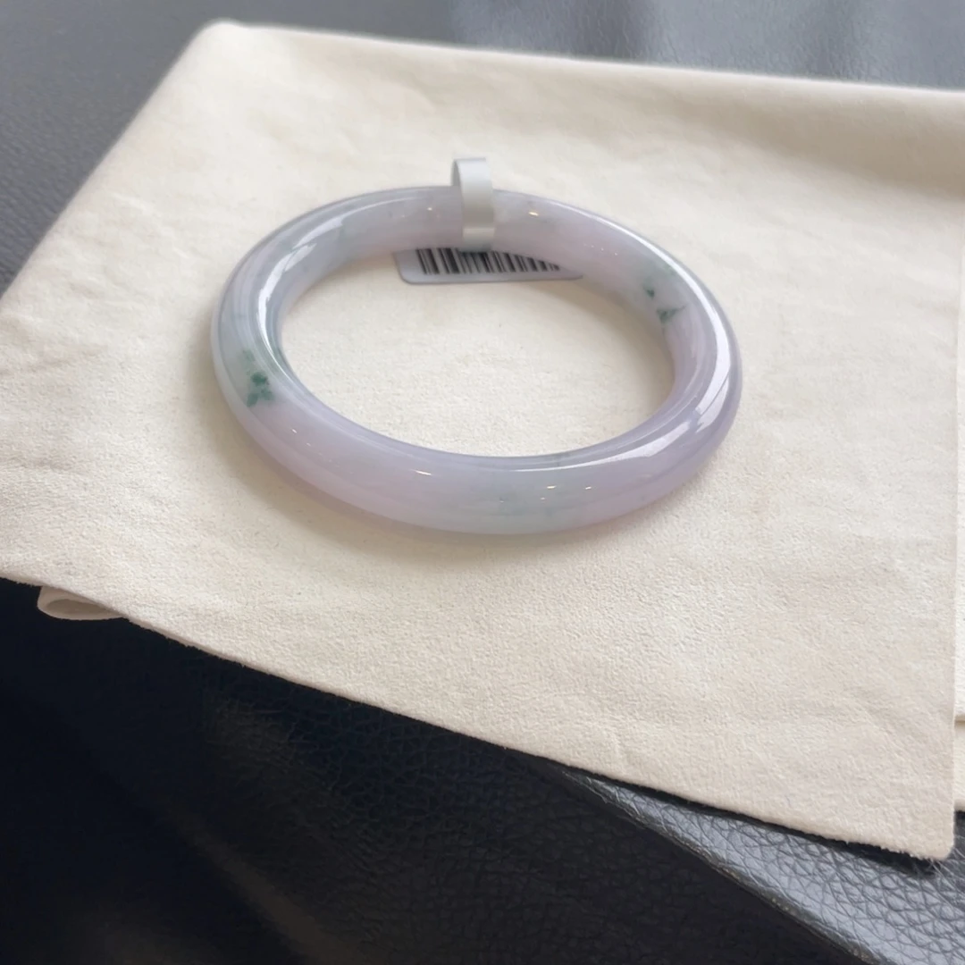 翡翠未镶嵌手镯纹57.5