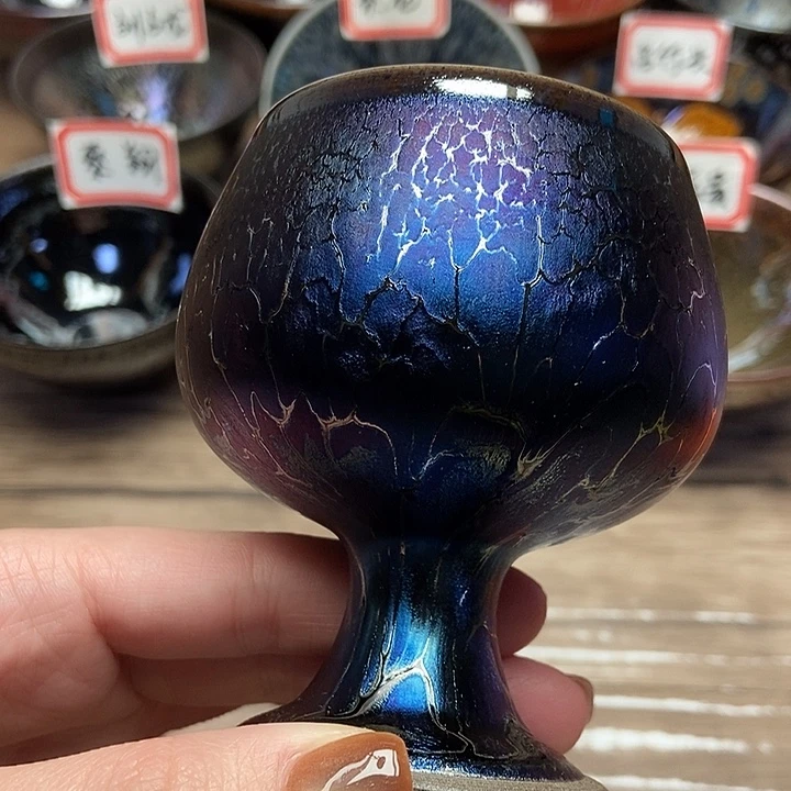 茶盏陈慧中蓝色妖姬