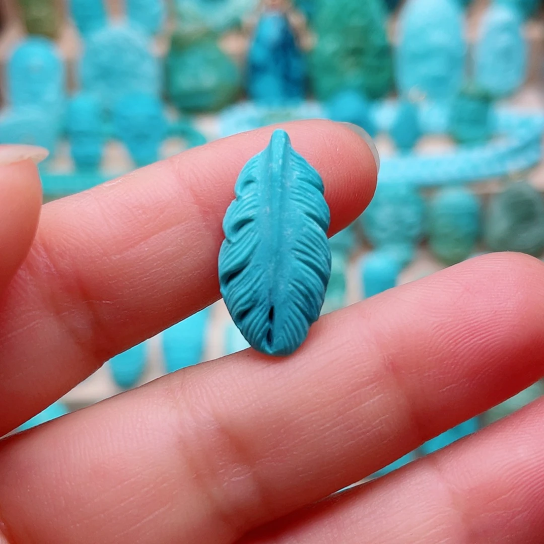 绿松石未镶嵌吊坠(不含链)