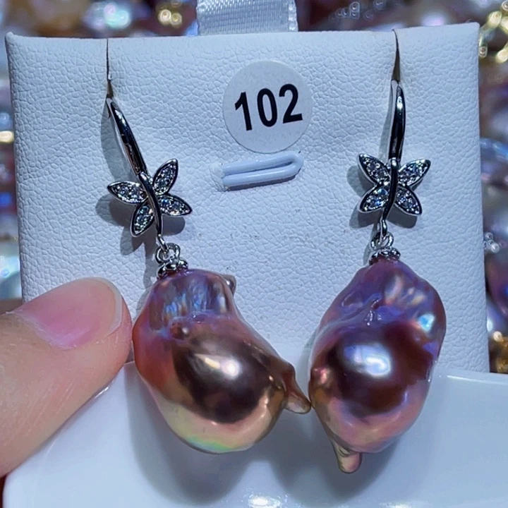 未镶嵌耳饰淡水珍珠