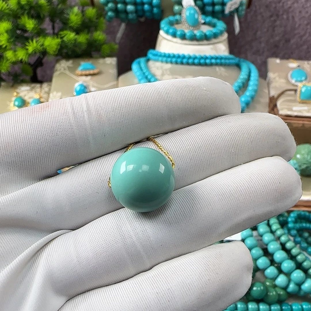 绿松石未镶嵌15mm