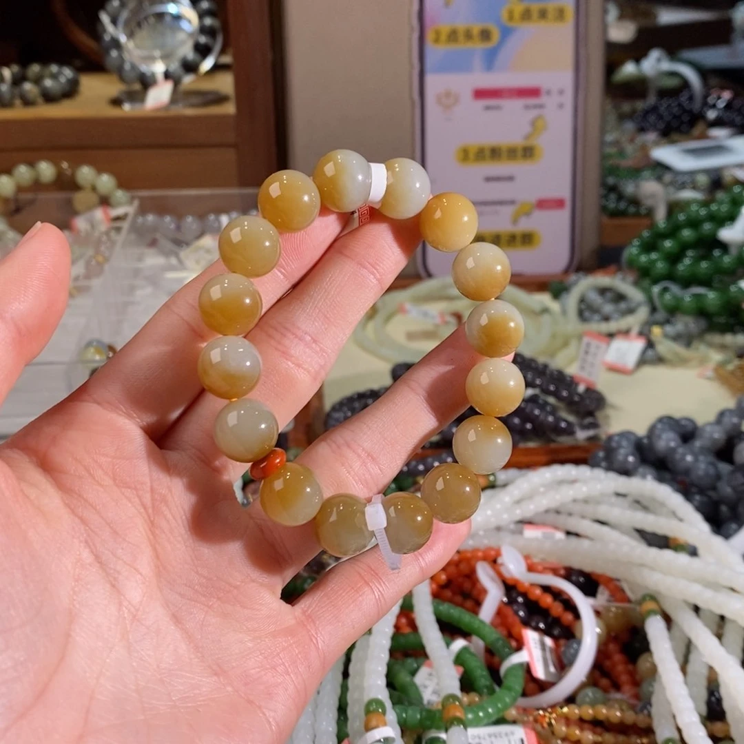 和田玉手链未镶嵌