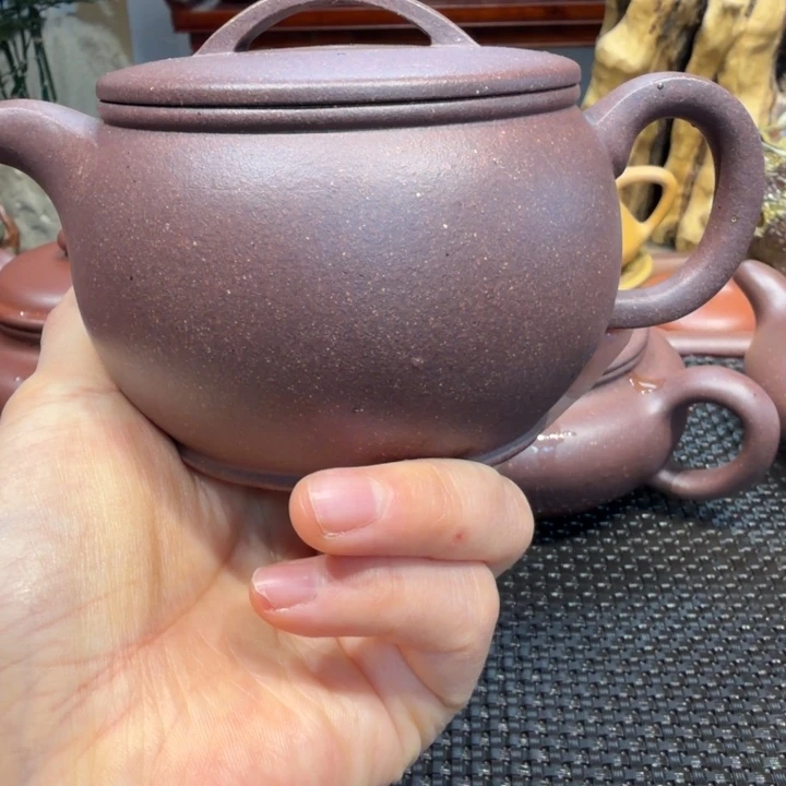 紫砂茶壶底槽清汉瓦250cc特价