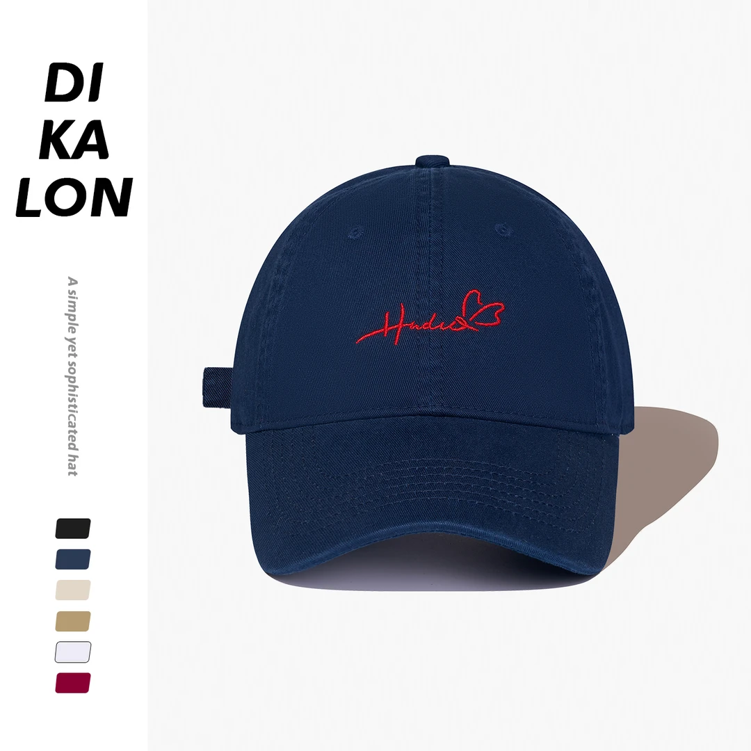 韩系百搭帽子女鸭舌帽女款2025新款硬顶棒球帽男宽帽檐大脸显脸小