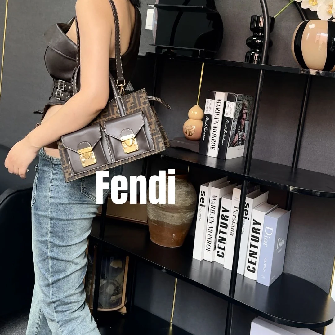 修复品619072/FENDI/芬迪曼哈顿小号公文包