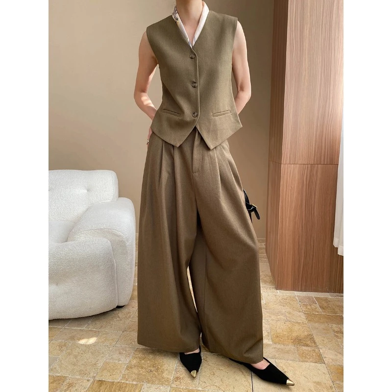 夏季套装显瘦时尚气质法式小众洋气通勤风 2025 年春季司南新款 V