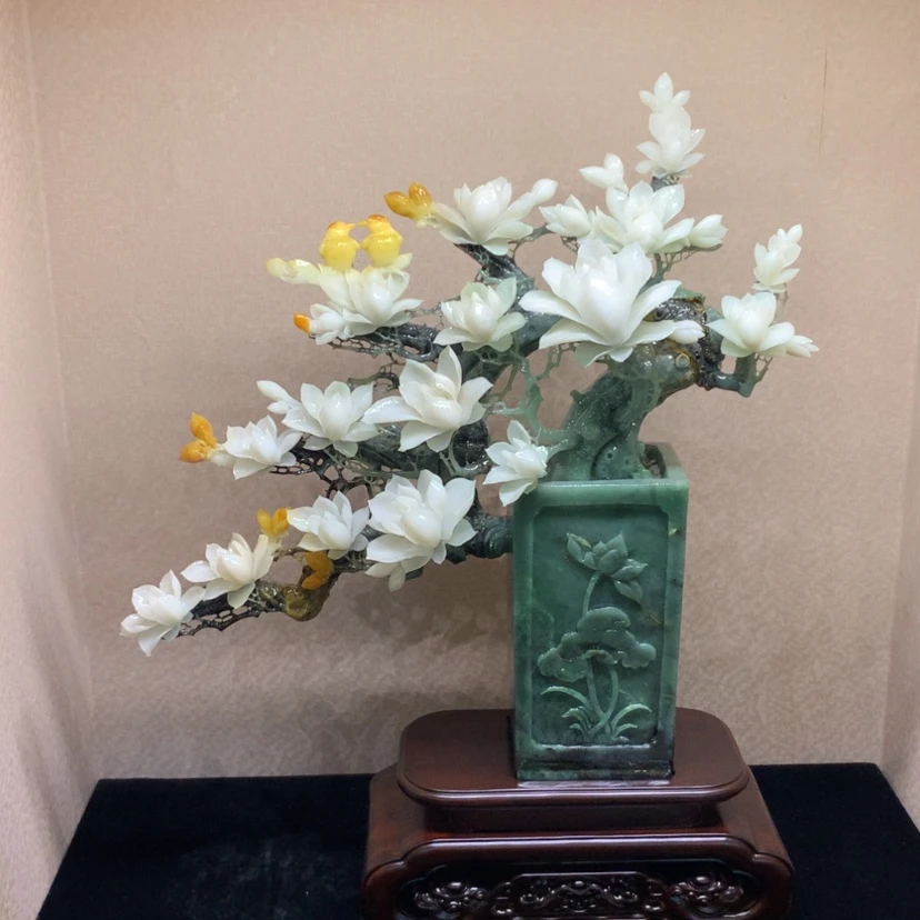 【闪购商品】未镶嵌蛇纹石玉摆件覆膜
