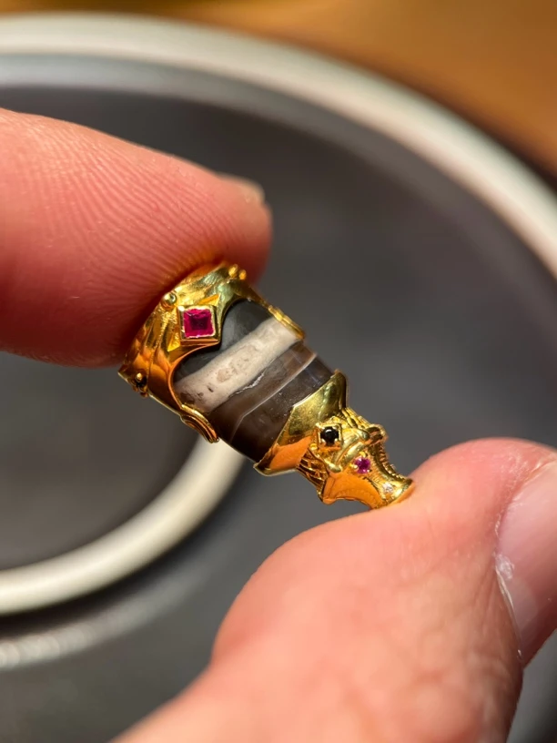 七线线珠盔甲三通佛头