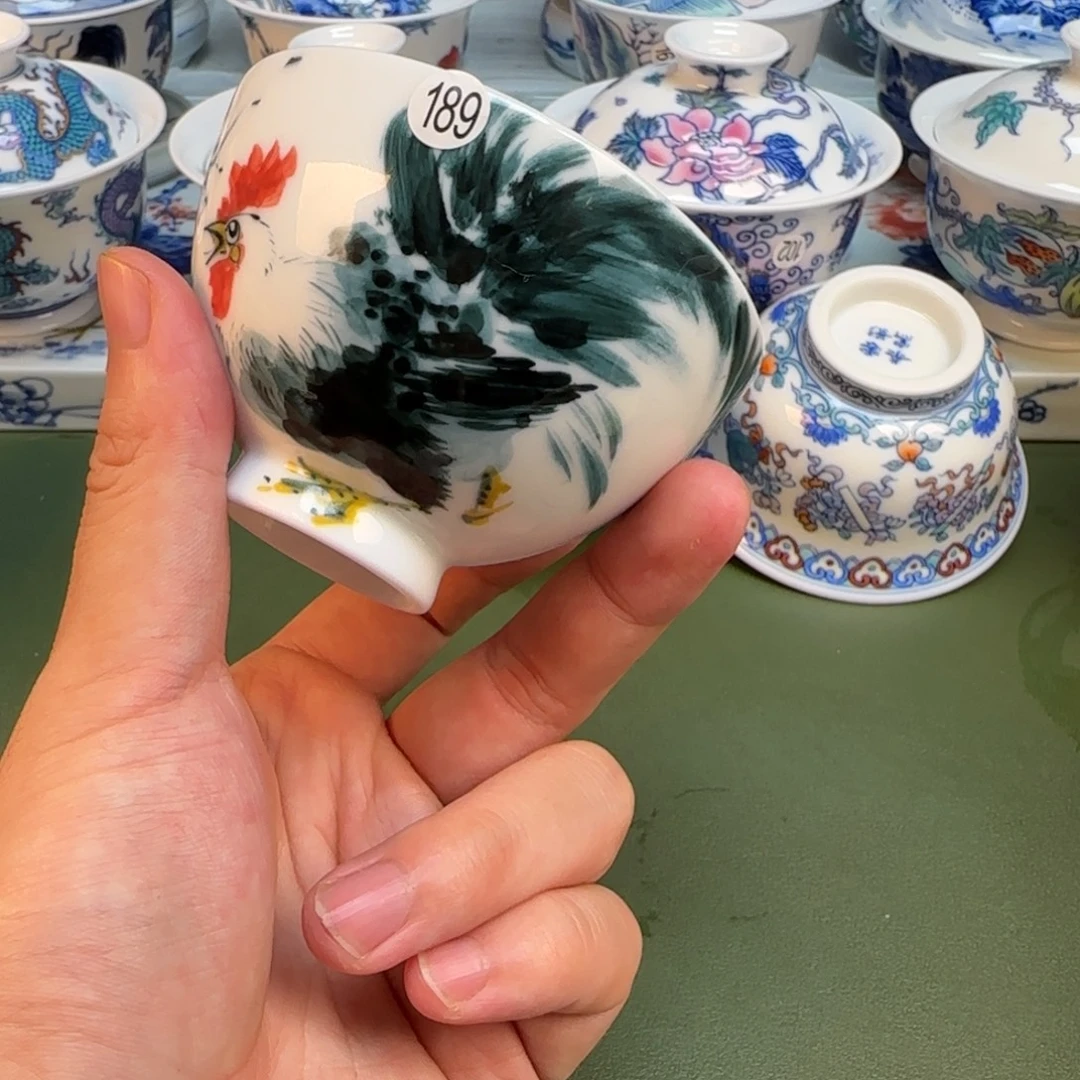 彦祖纯手工手绘茶具189