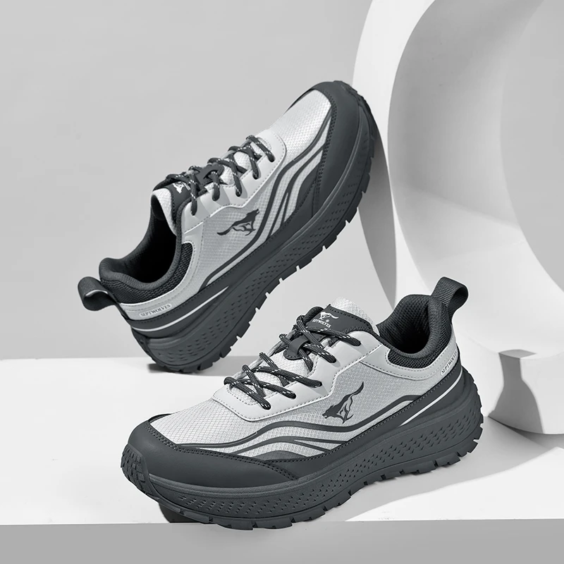 七匹狼男休闲运动鞋厚底时尚增高潮鞋舒适透气通勤百搭轻户外鞋