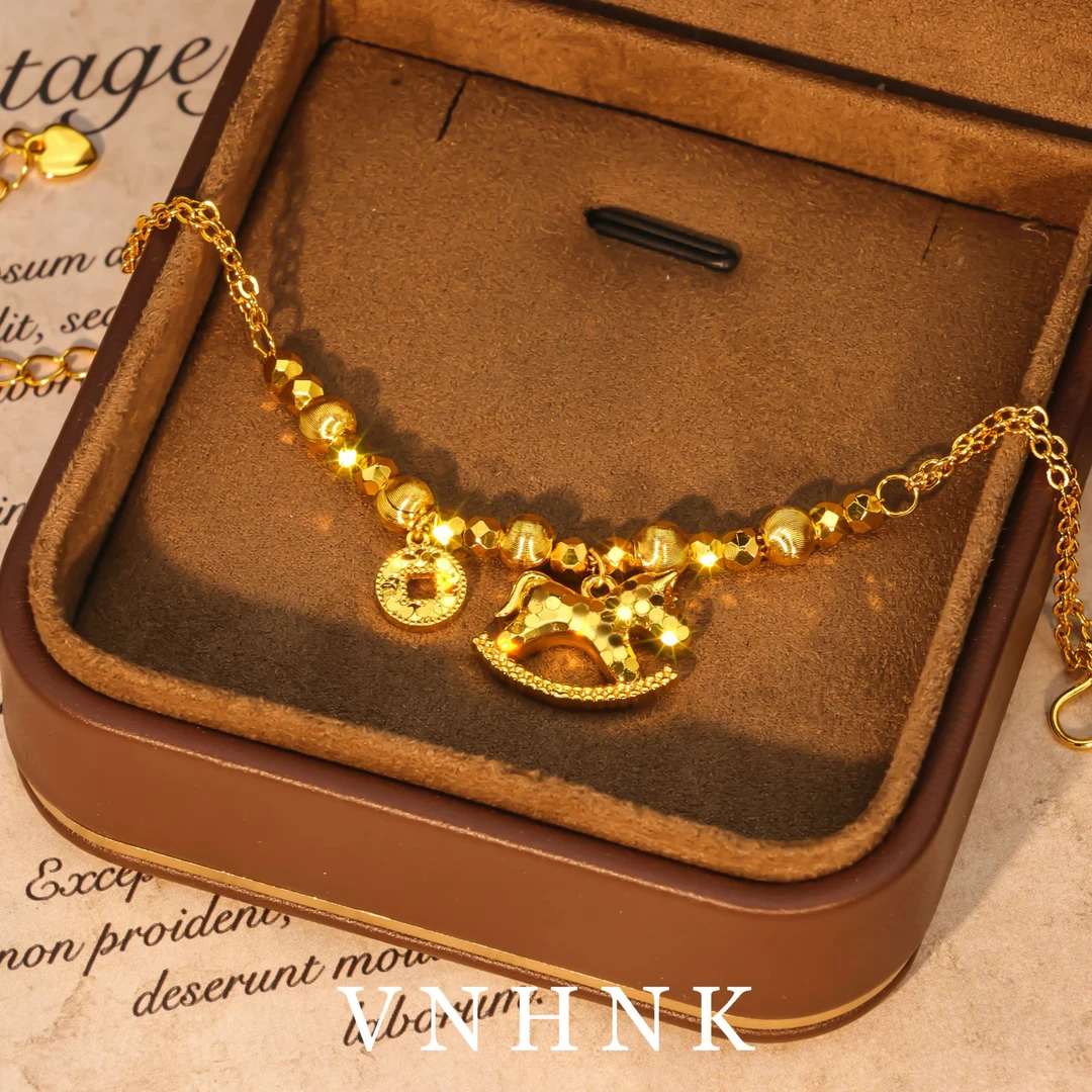 铜合金手链 美可儿   C157   金色(20cm)时尚气质手链