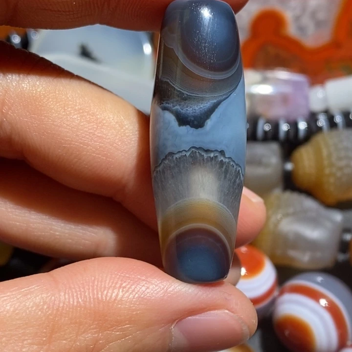 玛瑙/玉髓未镶嵌项链