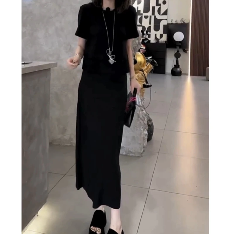时尚套装开叉女装百搭上衣修身减龄轻奢洋气气质休闲女神