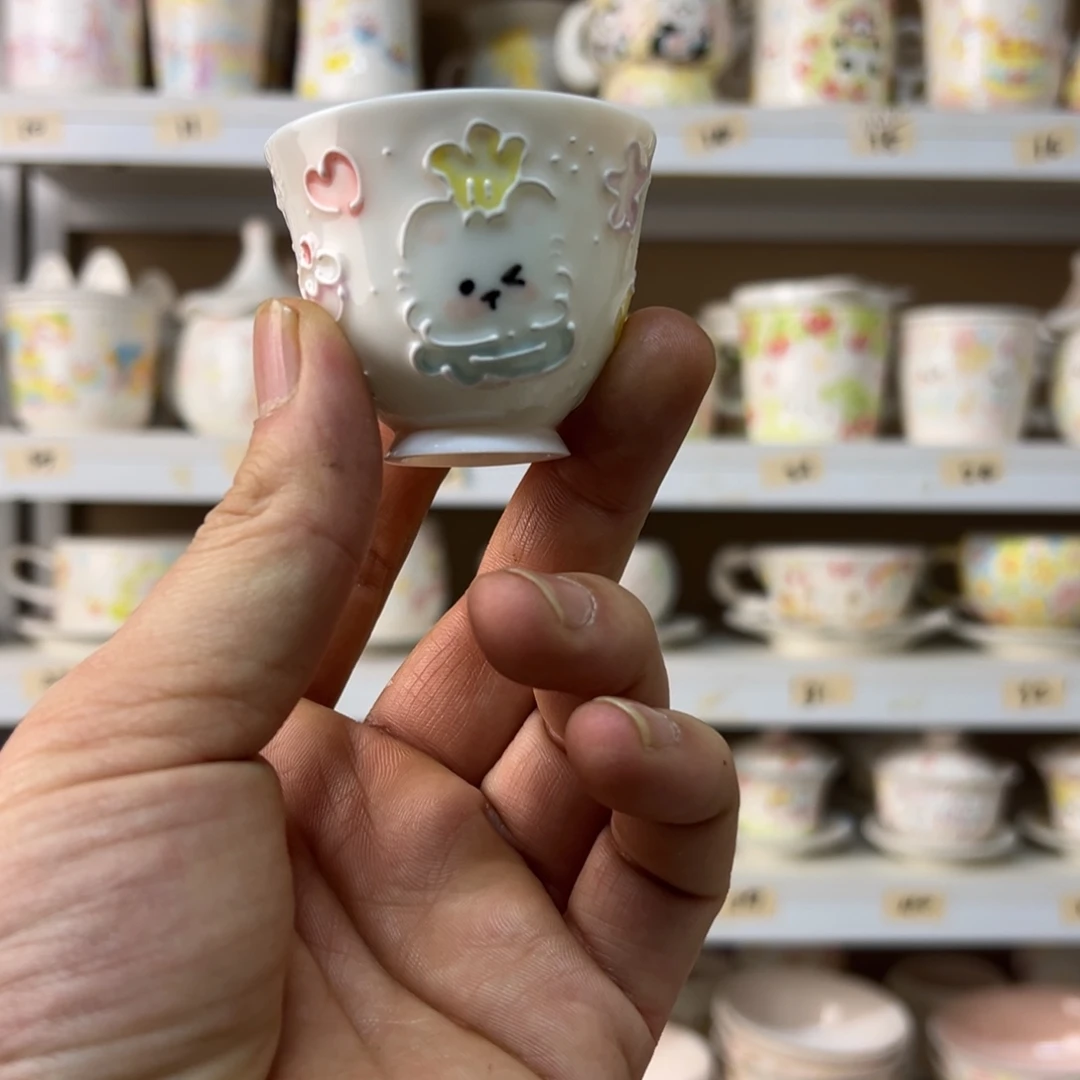 摆件陶景德镇高温釉下手绘陶瓷