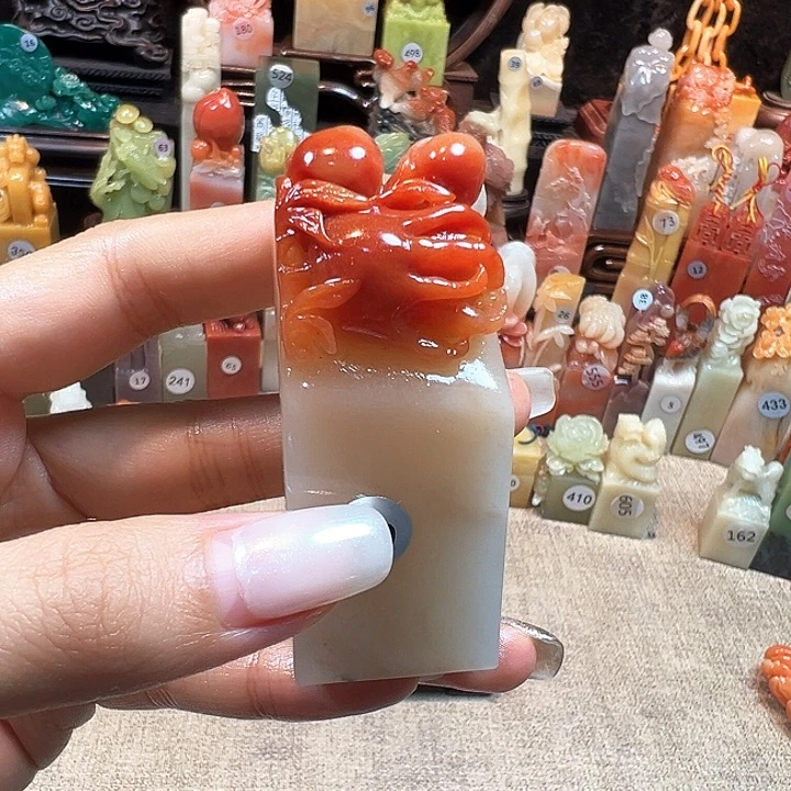 昌化石印石寿山石雕刻