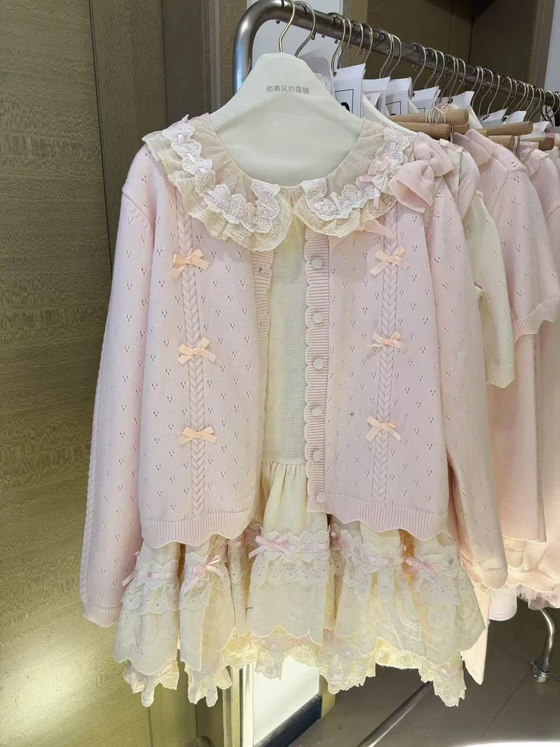 甜美娃娃领可爱内搭连衣裙