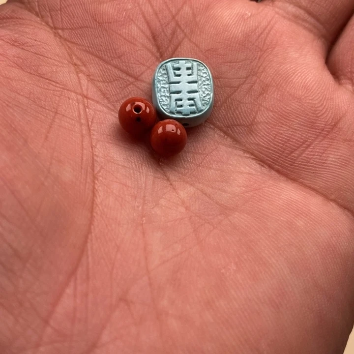 南红玛瑙发饰未镶嵌
