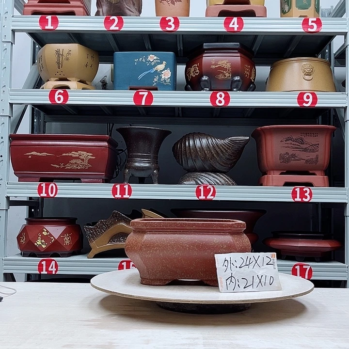 紫砂花盆紫砂花盆