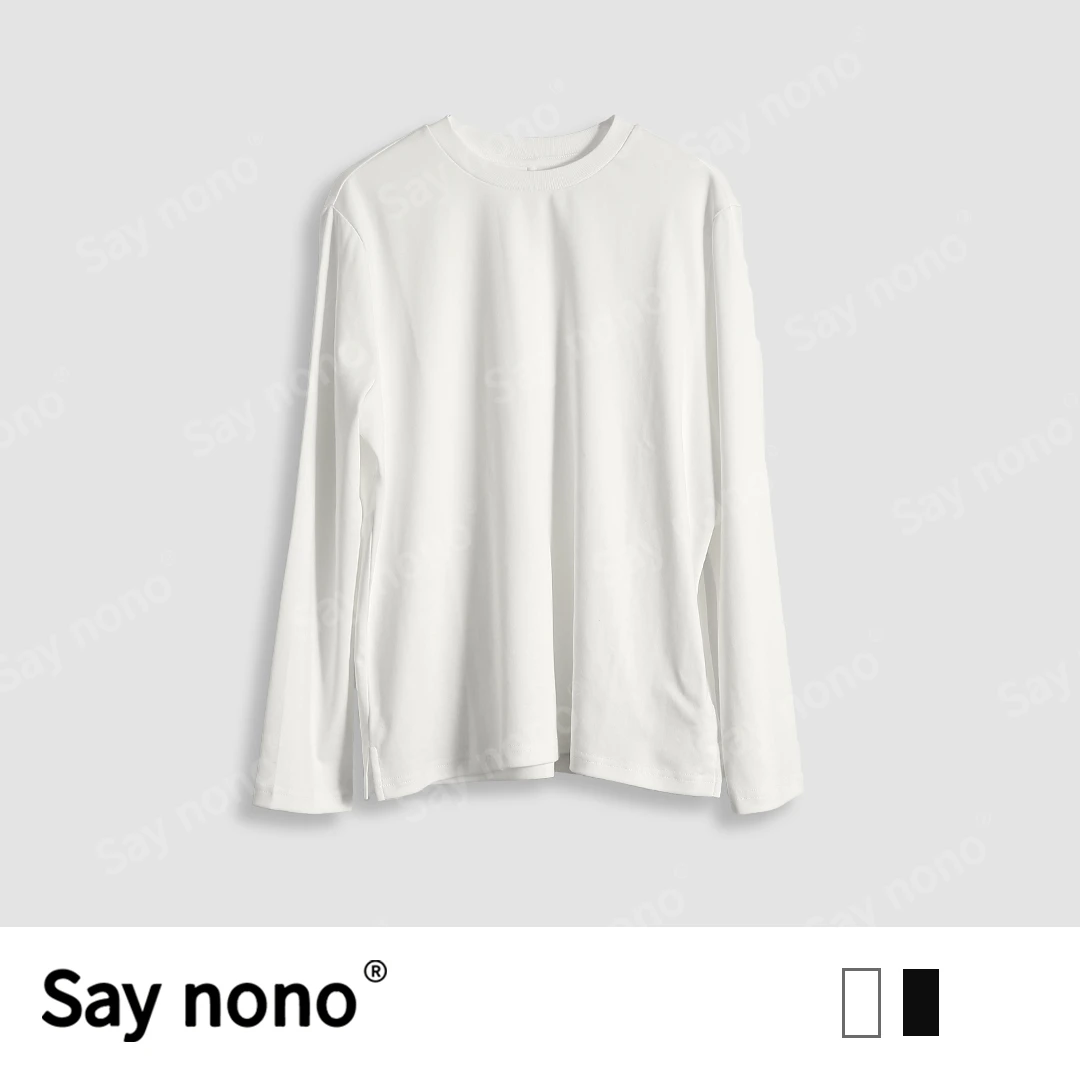 懒猫nono│Saynono ＿100%匹马棉长袖T恤 /YD8588