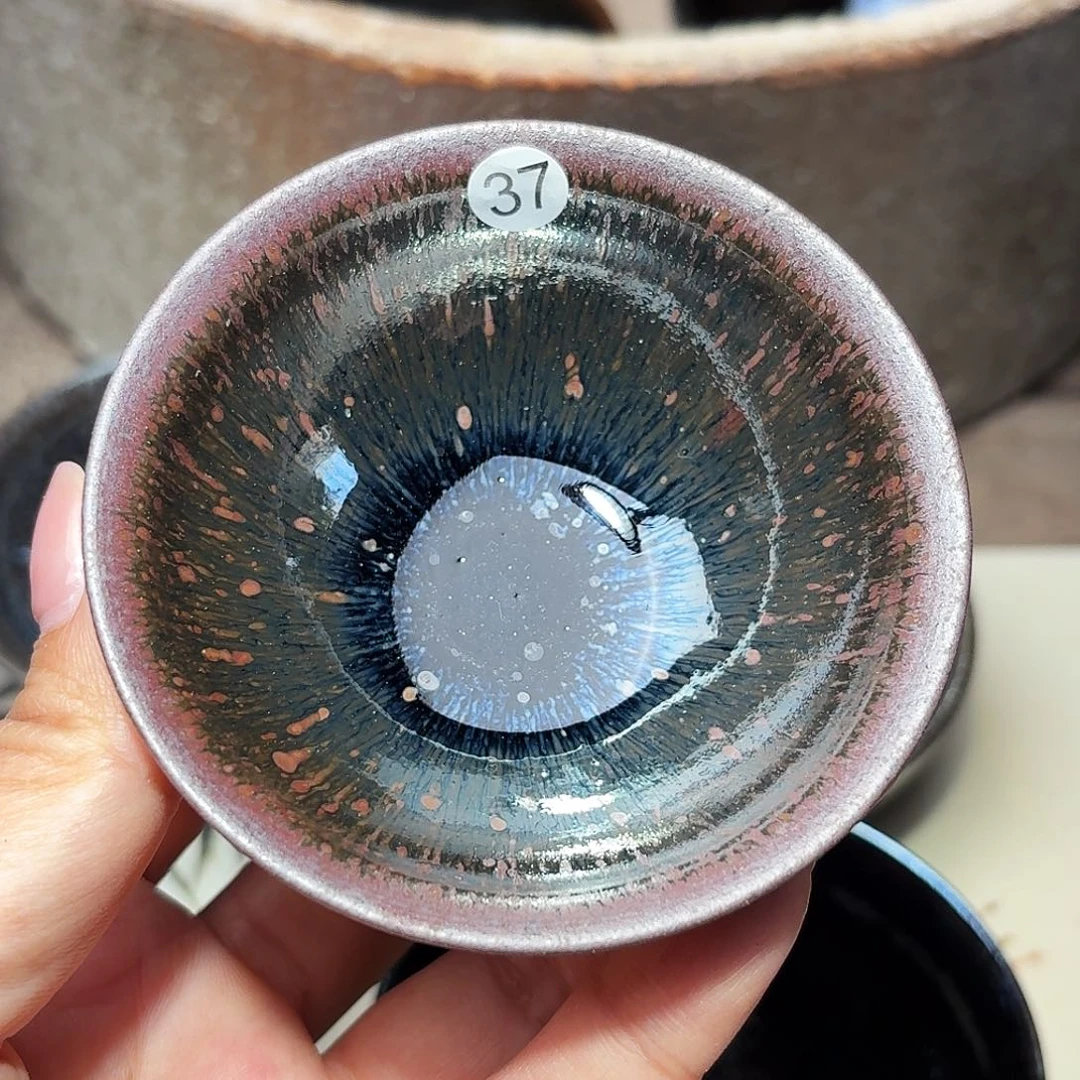 茶盏义兴龙窑建盏花37