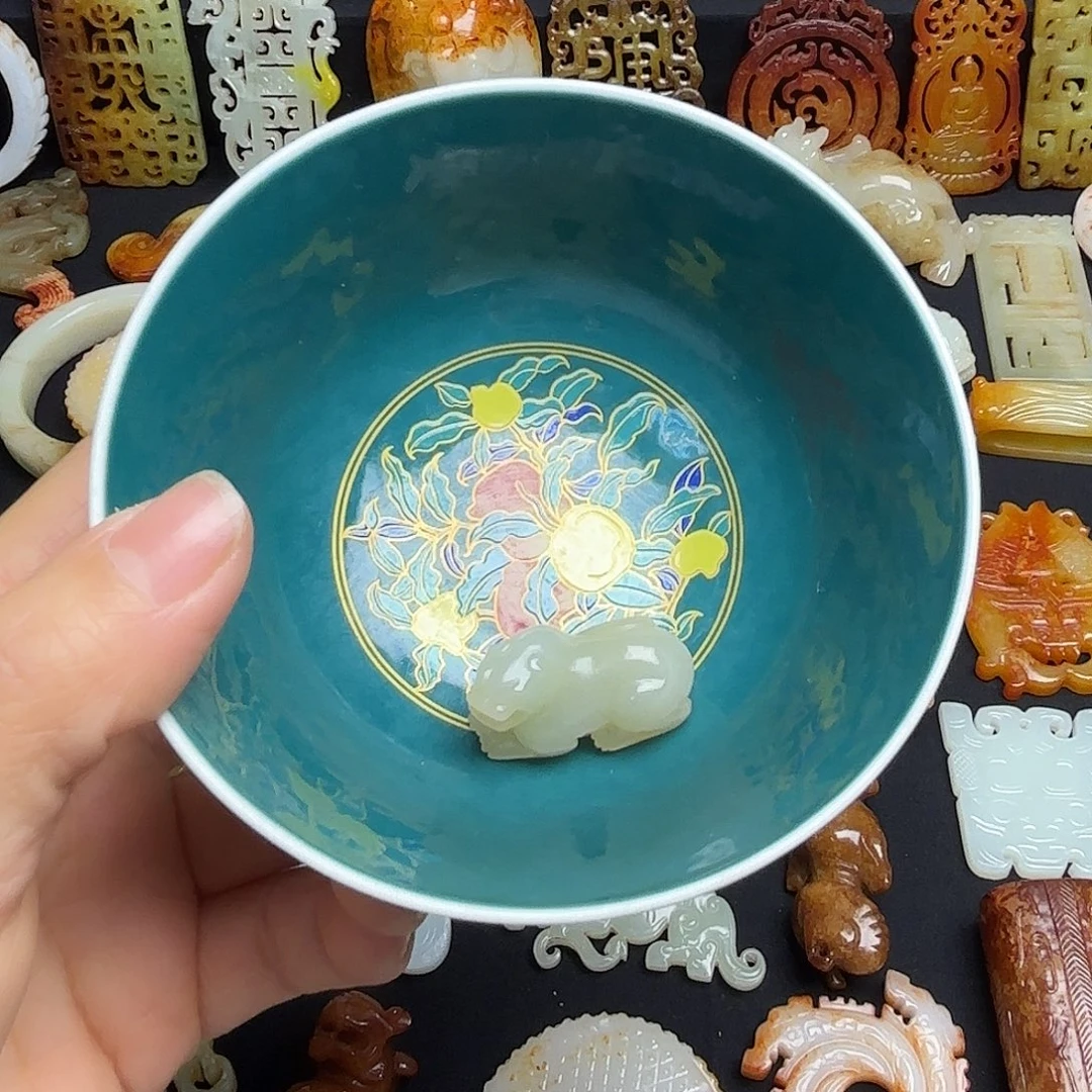 人***态瓷片精美摆件摆件