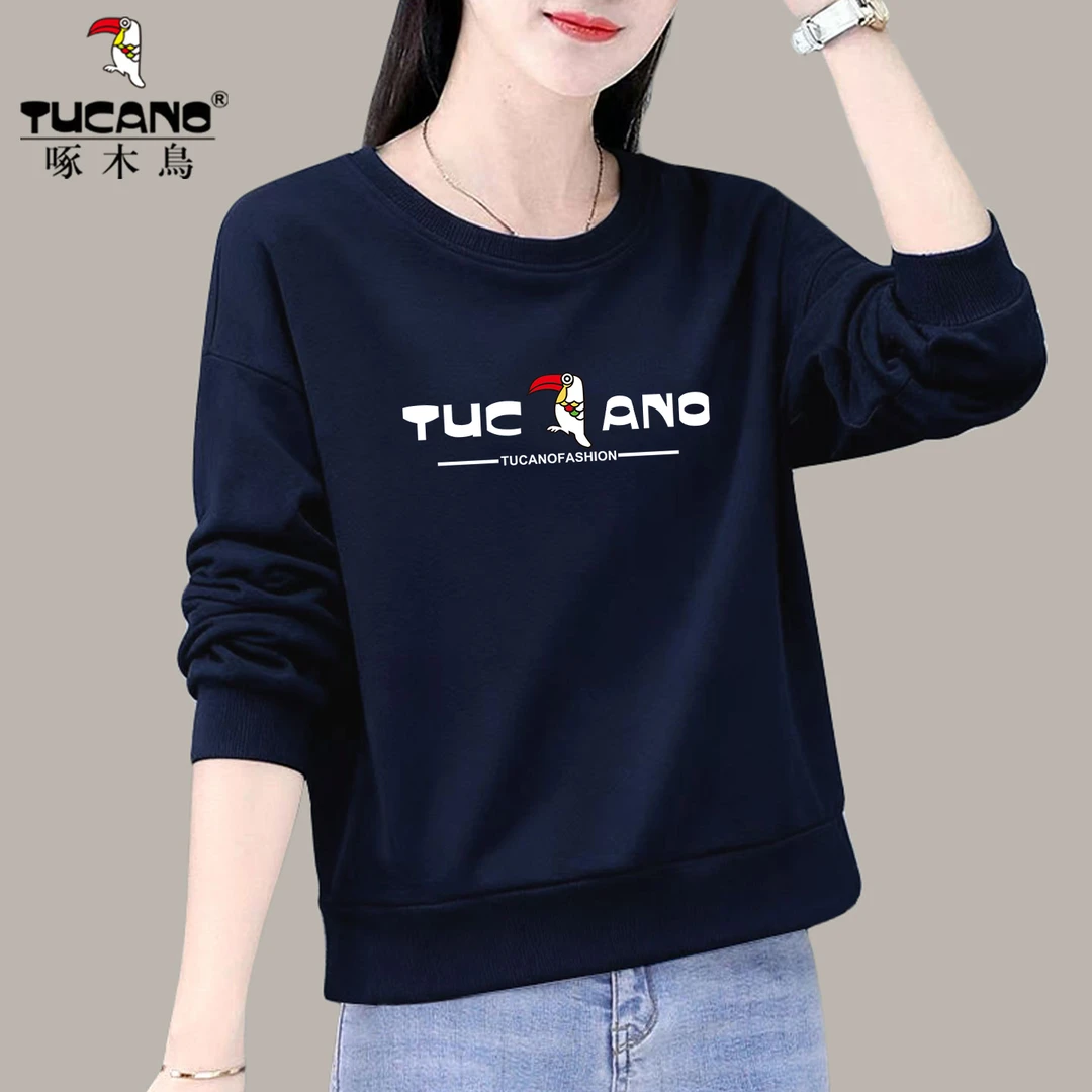 啄木鸟-女士卫衣女款秋冬季2025新款中年妈妈外套加绒加厚女上衣