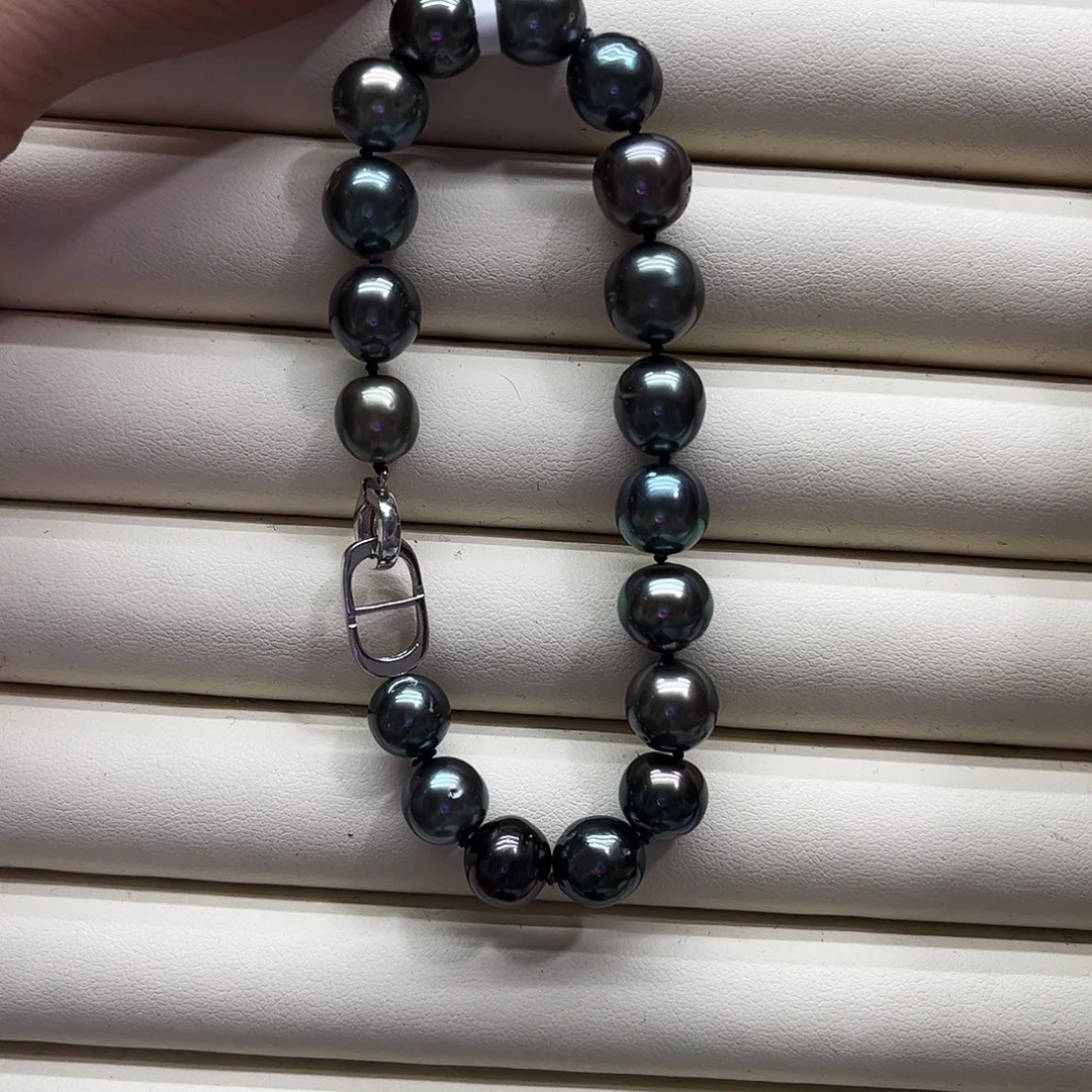 手绳银S925镶嵌海水珍珠