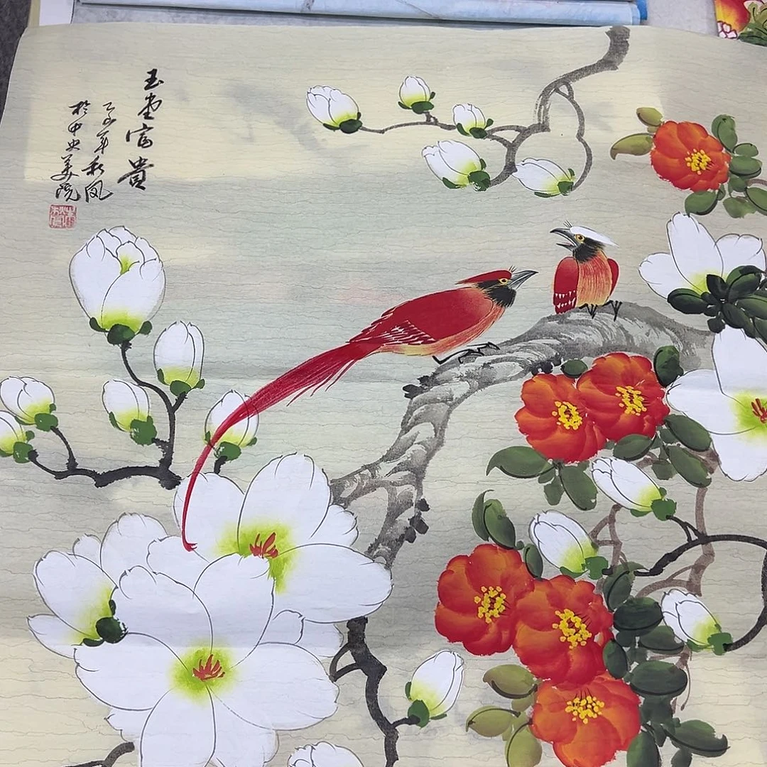 国画国画纯手绘作品