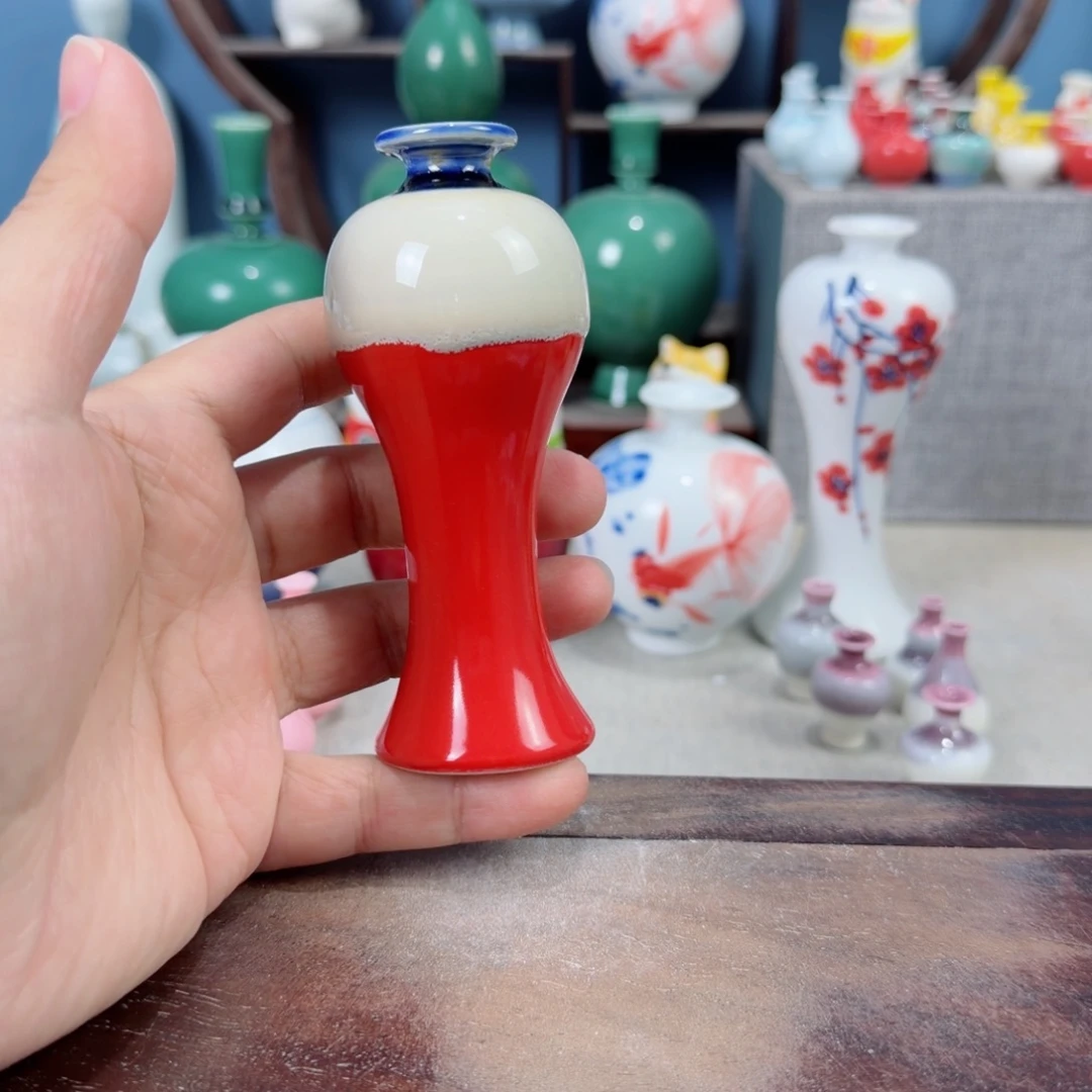 陶瓷手工小花器摆件