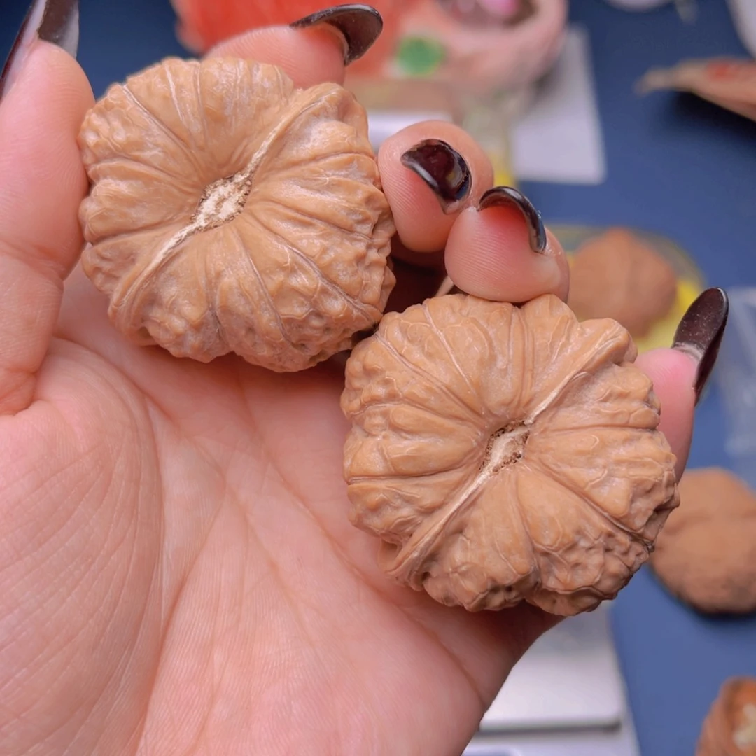 文玩核桃把件?****、南瓜墩44